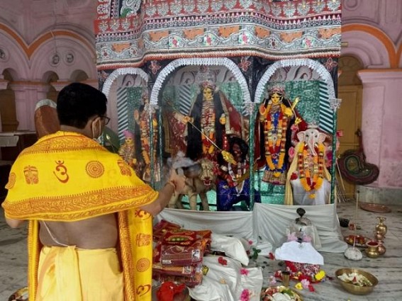 Durga Puja 2020 : Astami puja observed with full devotion in Tripura